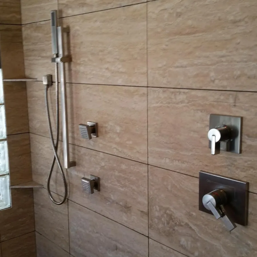 Shower fixture installation for Water Heater Replacement in Williams